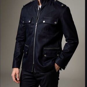 Men's Black wool coat